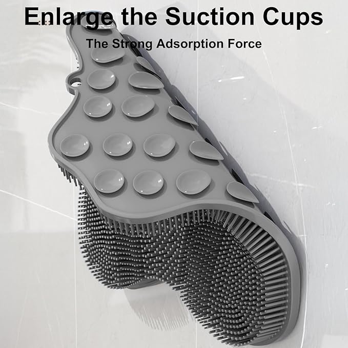 Shower Foot Scrubber, Shower Foot and Back Scrubber - Image 3