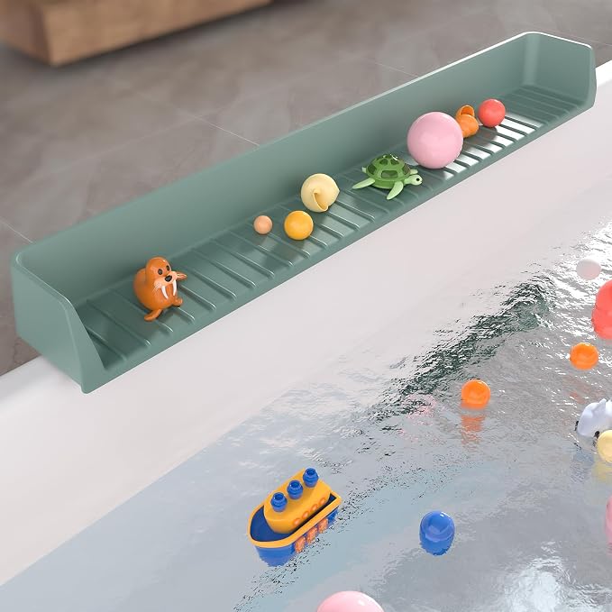 Splash Guard for Bathtub, Silicone Bathtub Water Guard for Tub Kids, Bath Tub by Aqqwxyq