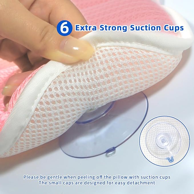 Bath Pillow, Bath Pillows for Tub Neck and Back Support, Bathtub Pillows for - Image 4