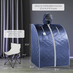 Infrared Sauna, Portable Personal Sauna, Full Body Home SPA Tent, Separate - Image 2