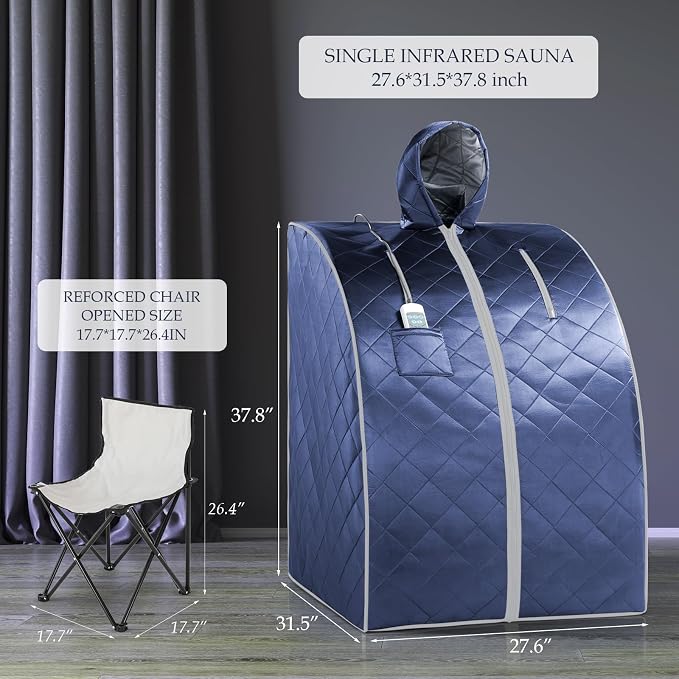 Infrared Sauna, Portable Personal Sauna, Full Body Home SPA Tent, Separate - Image 2