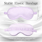 48 Pieces Silk Sleep Mask Eye Coverings - Image 2