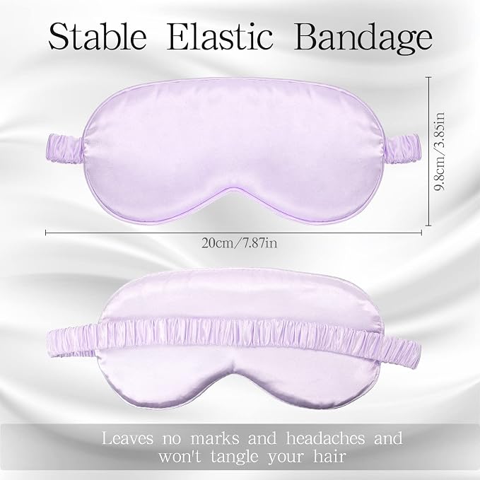 48 Pieces Silk Sleep Mask Eye Coverings - Image 2