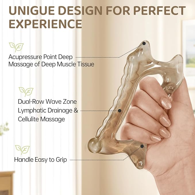 6-in-1 Resin Body Gua Sha Facial Tools - Image 2