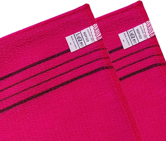 Korean Asian Exfoliating Bath Washcloth Mitt - Image 4