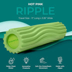 Oceanfoam Ripple Travel Foam Roller Firm Mini Foam Roller - Image 3