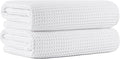 MICROFI New Microfiber Waffle Bath Towels, 2 Pieces, Fast Drying, Lint Free 430 by Unknown