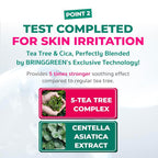 BRING GREEN Tea Tree Cica Soothing Toner Pads 90 Count, Exfoliating & Calming - Image 5