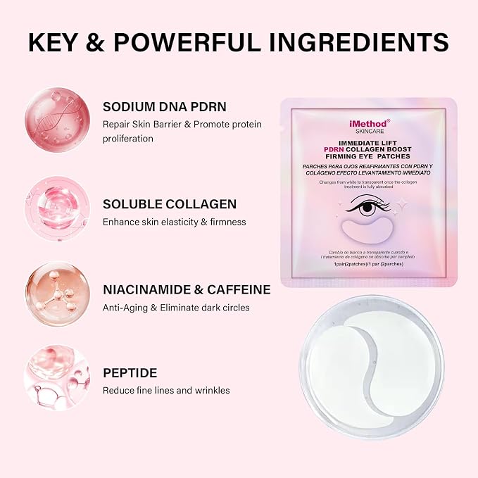 iMethod PDRN Collagen Boost Eye Patches - Image 3