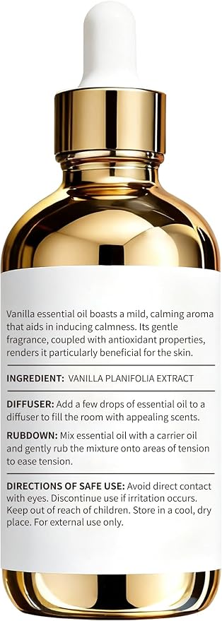 100% Pure Vanilla Essential Oil, 4 Fl Oz, Vanilla Oil - Image 8