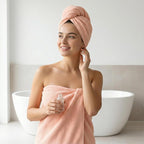 REDKISS Pack of 1 Jumbo Bath Sheet, 40 x 80 Inches Microfiber Oversized Bath - Image 2