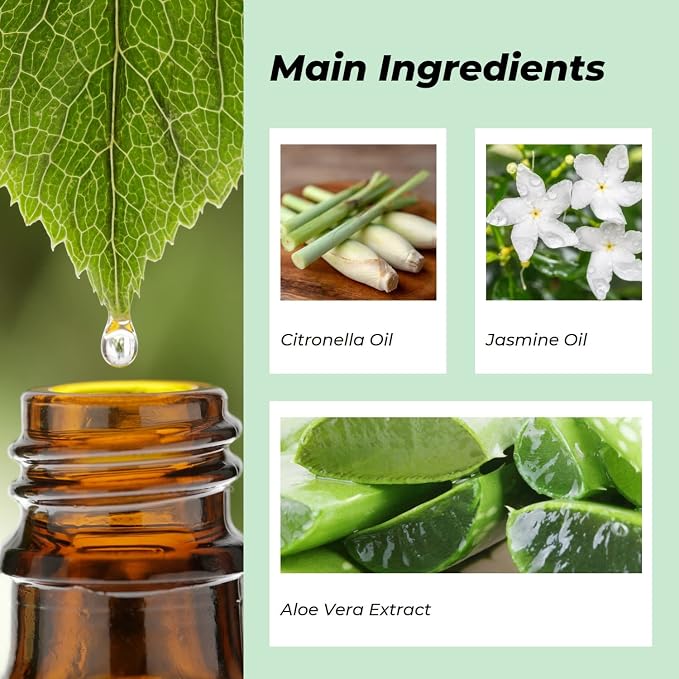 Benatu Jasmine Lemongrass Essential Oil Blend Spray - Image 3
