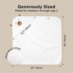 KeaBabies Hooded Baby Towel for Newborn - Image 4