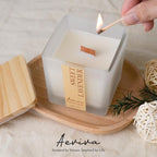 Scented Candle, 7.04 oz Lavender Aromatherapy Candle, Natural Soy Wax - Image 5