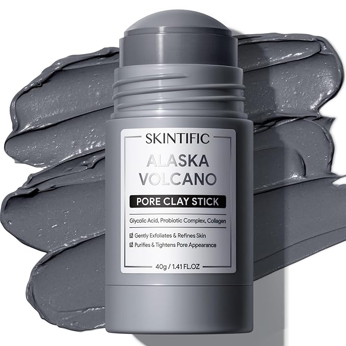 SKINTIFIC Deep Pore Cleansing Blackhead Remover Face Mask Stick, Mud Mask by SKINTIFIC