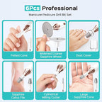 COSLUS C43 Professional Manicure Pedicure Kit, 5-in-1 Electric Nail File - Image 7