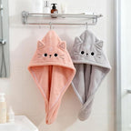 2Pack Microfiber Hair Towel Wrap - Image 7