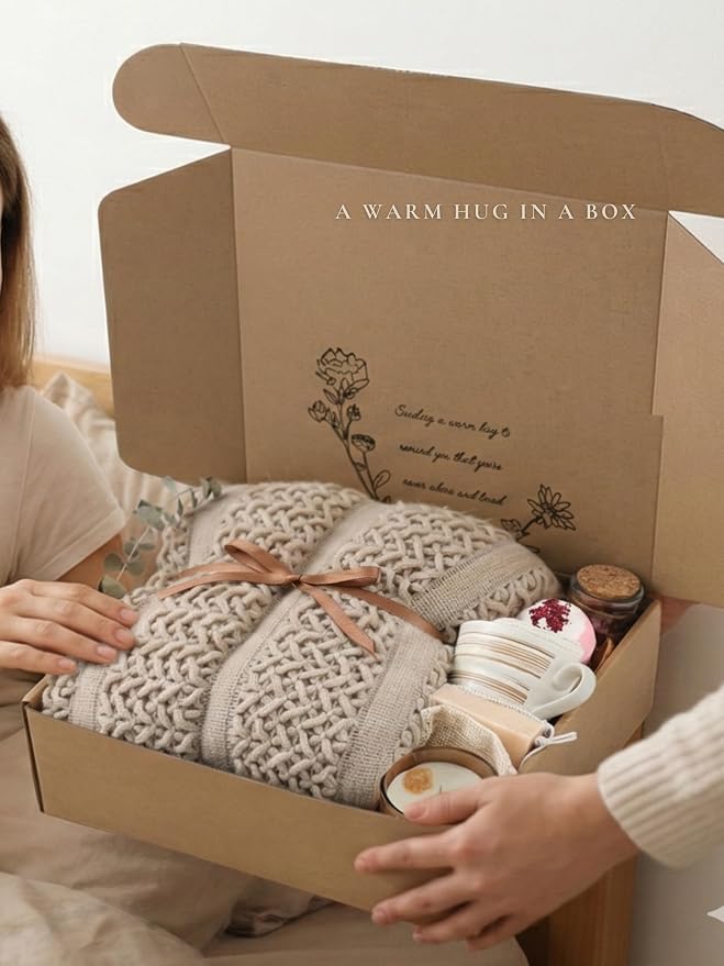 Cozy Care Package for Women – Warm & Comforting Thinking of You Gift Box for - Image 2