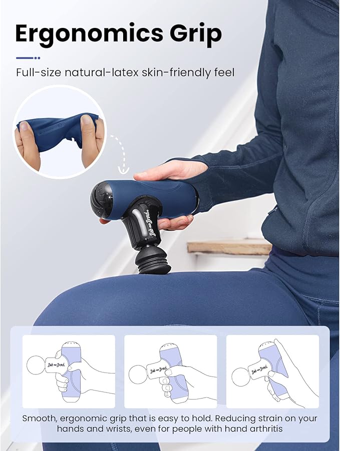 BOB AND BRAD Q2 Mini Massage Gun, Pocket-Sized Deep Tissue Massager, FSA - Image 6