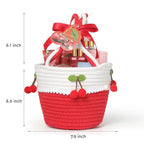 Spa Gifts for Women, Cherry & Berry Spa Gift Set for Teenage Tote Bag, Shower - Image 9