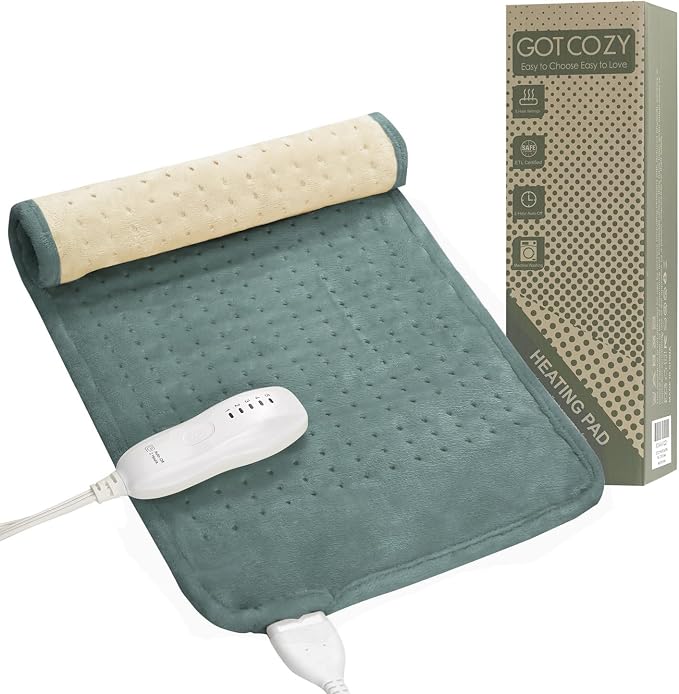 GOTCOZY Heating Pad for Back Pain Relief & Cramps, Electric Heating Pads for by EASYTOCHOOSEEASYTOLOVE