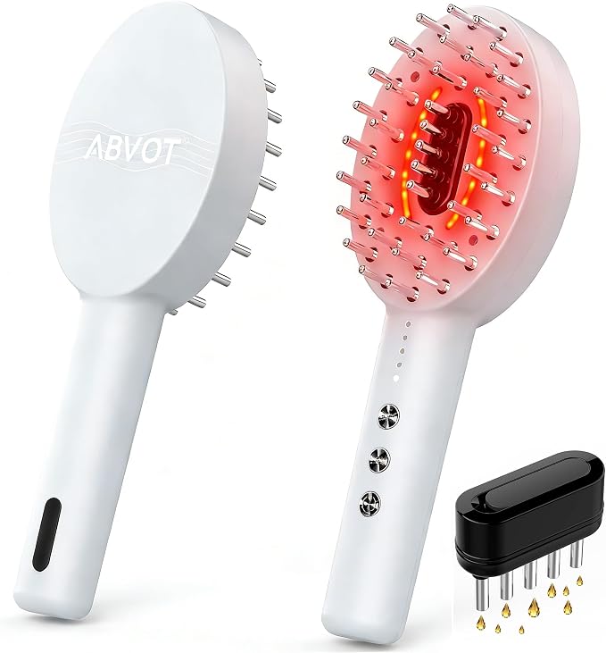 3-in-1 Electric Scalp Massager Brush, Vibrating Scalp Massager Comb by ABVOT