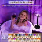 Waterproof Bathroom Lamp with 16 Color Ocean Wave Projector, Rechargeable - Image 4