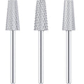 3 Pieces Tapered Barrel Carbide Nail Drill Bit, 3 Sizes Carbide Nail Drill Bit by Honoson
