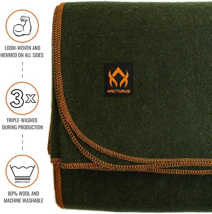 Arcturus Military Wool Blanket - Image 2