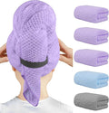 HOMEXCEL 5 Pack Microfiber Hair Towels by HOMEXCEL
