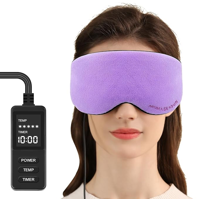 Aroma Season Heated Eye Mask, Warm Eye Compress by AromaSeason