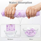 Microfiber Hair Towel Wrap for Kids 2 Pack Quick Drying Hair Towels - Image 2