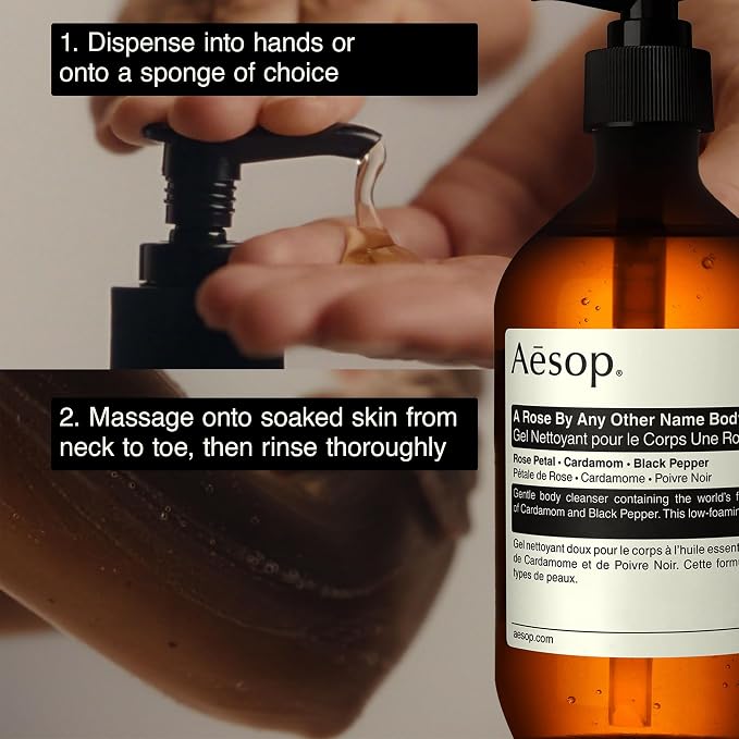 Aesop A Rose By Any Other Name Body Cleanser | Gentle Botanical Cleanser - Image 5