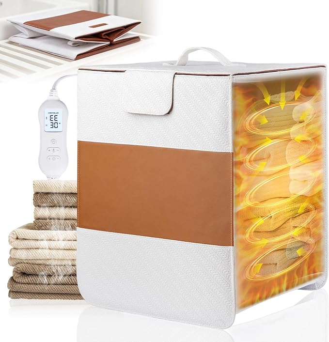 38L Foldable Towel Warmer for Bathroom, Home & Spa, Large Capacity for by Unknown