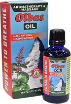 Olbas Massage and Aromatherapy Oil, 1.65 Fl Oz, body massage oil, Swiss Herbal by Olbas