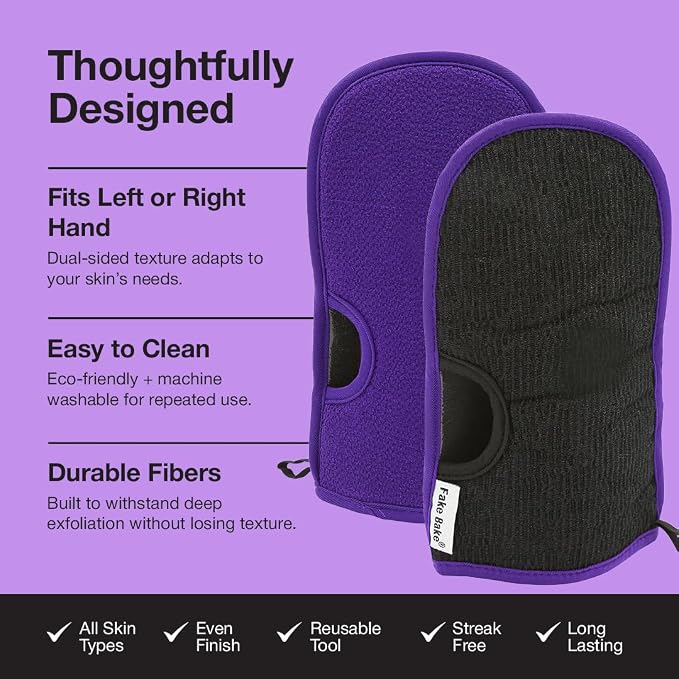 Fake Bake In The Buff Exfoliating Mitt - Image 6