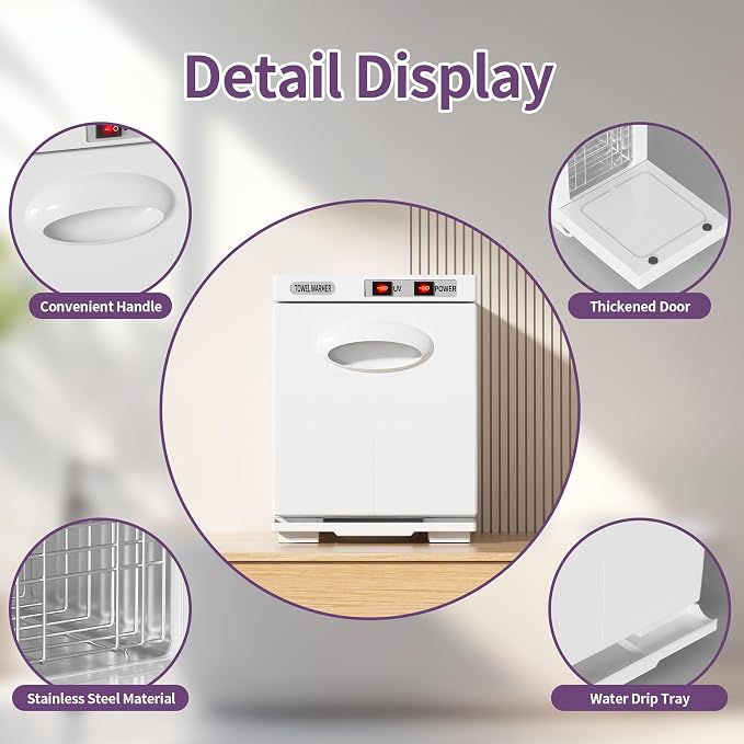 Towel Warmer, 5L Small Hot Towel Warmers - Image 7