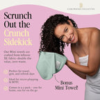 Curlfriend Collective Cotton Cloud T-Shirt Hair Towel Duo – Sage The Day Hair - Image 5