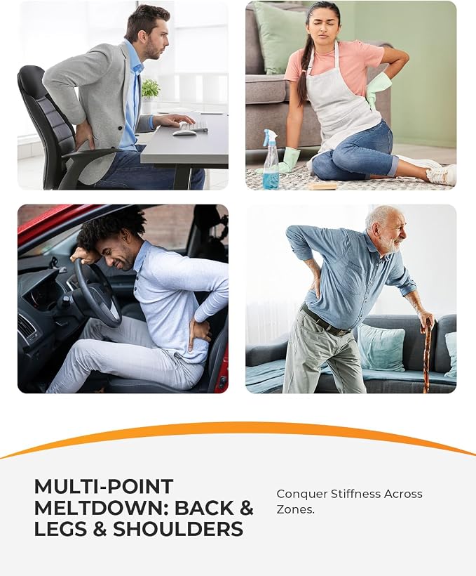 CooCoCo Shiatsu Back Massager for Pain Relief Deep Tissue, FSA Eligible - Image 7