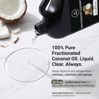 Naturevibe Botanicals Fractionated Coconut Oil 32 Ounces | 100% Pure and - Image 2
