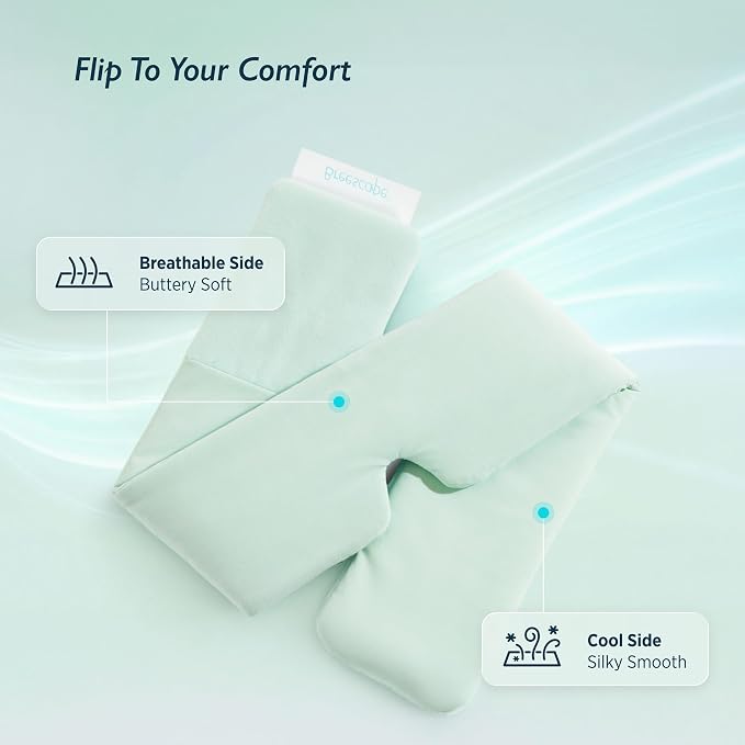 Breescape Cooling Silky Eye Mask, Instant Cool-to-Touch Fabric - Image 2