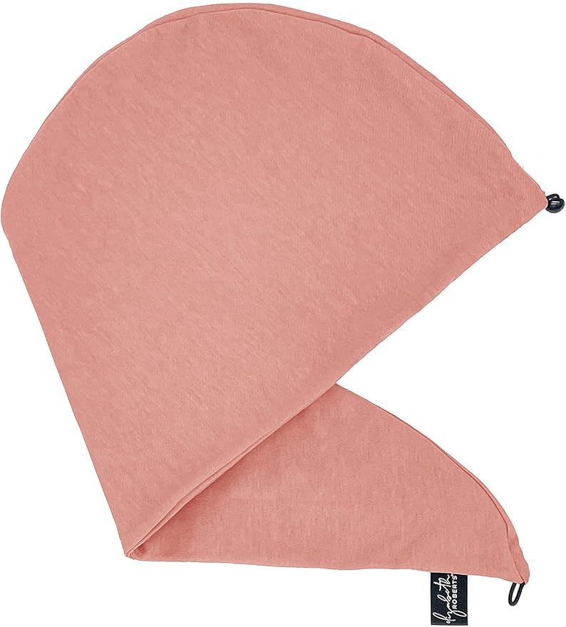 Elizabeth Roberts 100% Cotton T Shirt Hair Towel Wrap Plopping Essential Turban by ElizabethRoberts