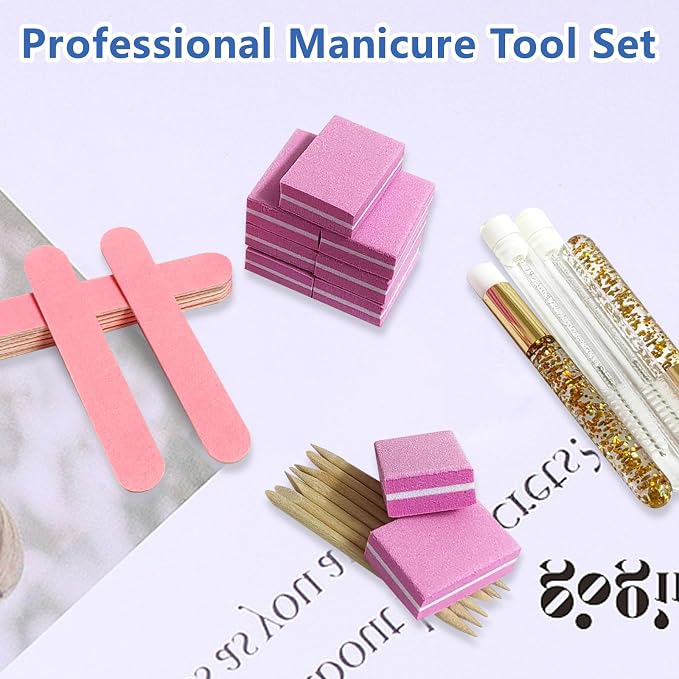 Disposable Manicure kit Individually Package, Mini Nail Buffer, Nail File - Image 6