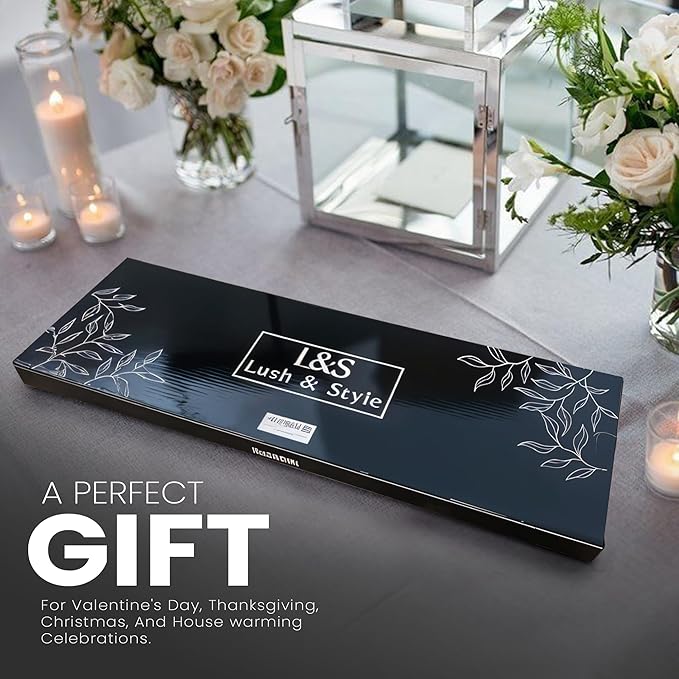Lush & Style Premium Large Bathtub Tray Large & Thick 35x10 Inch, Acacia Wood - Image 7