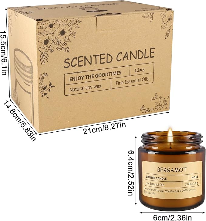 12Pack Scented Candle Set - Image 2