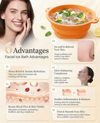 Face Ice Bath Bowl with Built-in Ice Tray, Foldable Silicone Face Bowl - Image 5