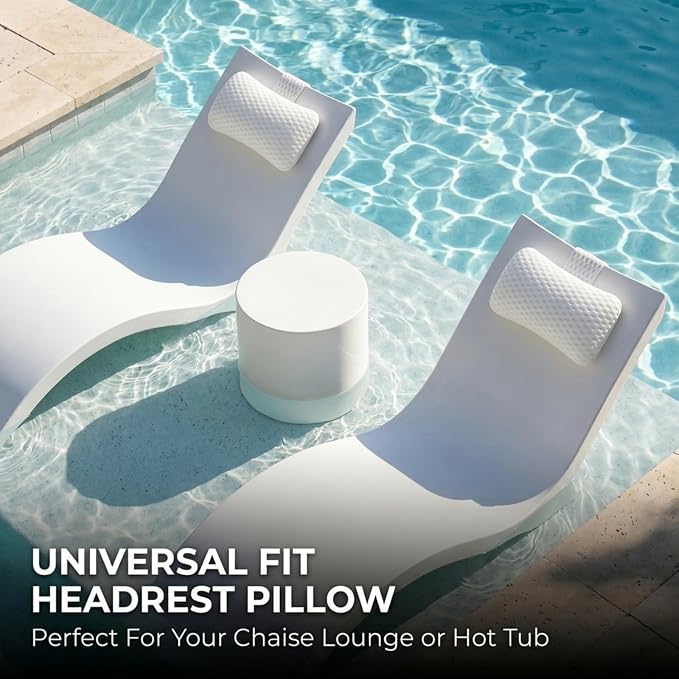 Hot Tub Pillow for Outdoor Bathtub（2-Pack）, Non-Slip Universal Spa Headrest - Image 9