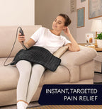 GENIANI Electric Heating Pad for Back Pain & Cramps Relief, Electric Throw - Image 3