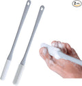 Toe Cleaning Brush with 15.7" Long Handle, Foot Scrubber in Shower, No Bending by Unknown