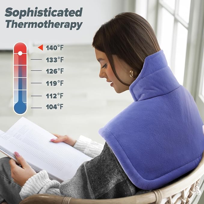 Mothers Day Gifts for Mom, Heating pad for Neck, 3X Deeper Pain Relief - Image 4